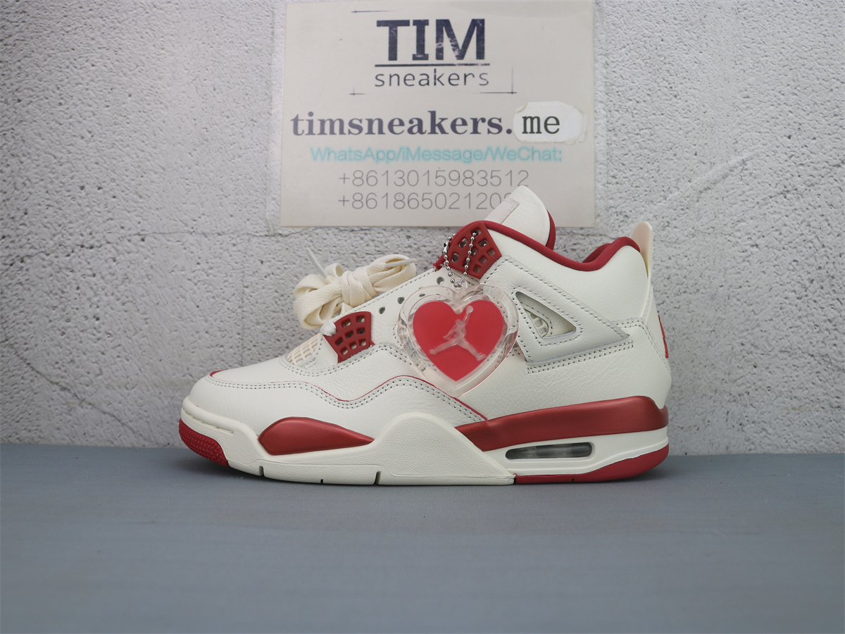 GX Batch Air Jordan 4 Retro Valentines Day Sierra Red HV0823-108